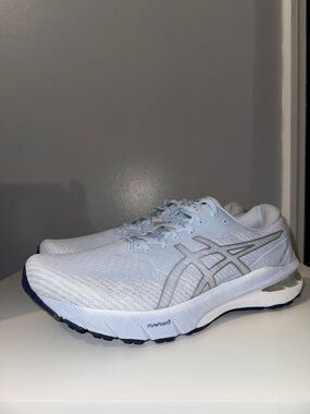 Asics Women's Pale Blue and Gray Running Sneakers